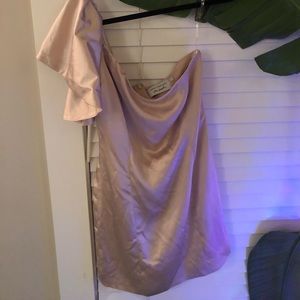 free people silky pink dress